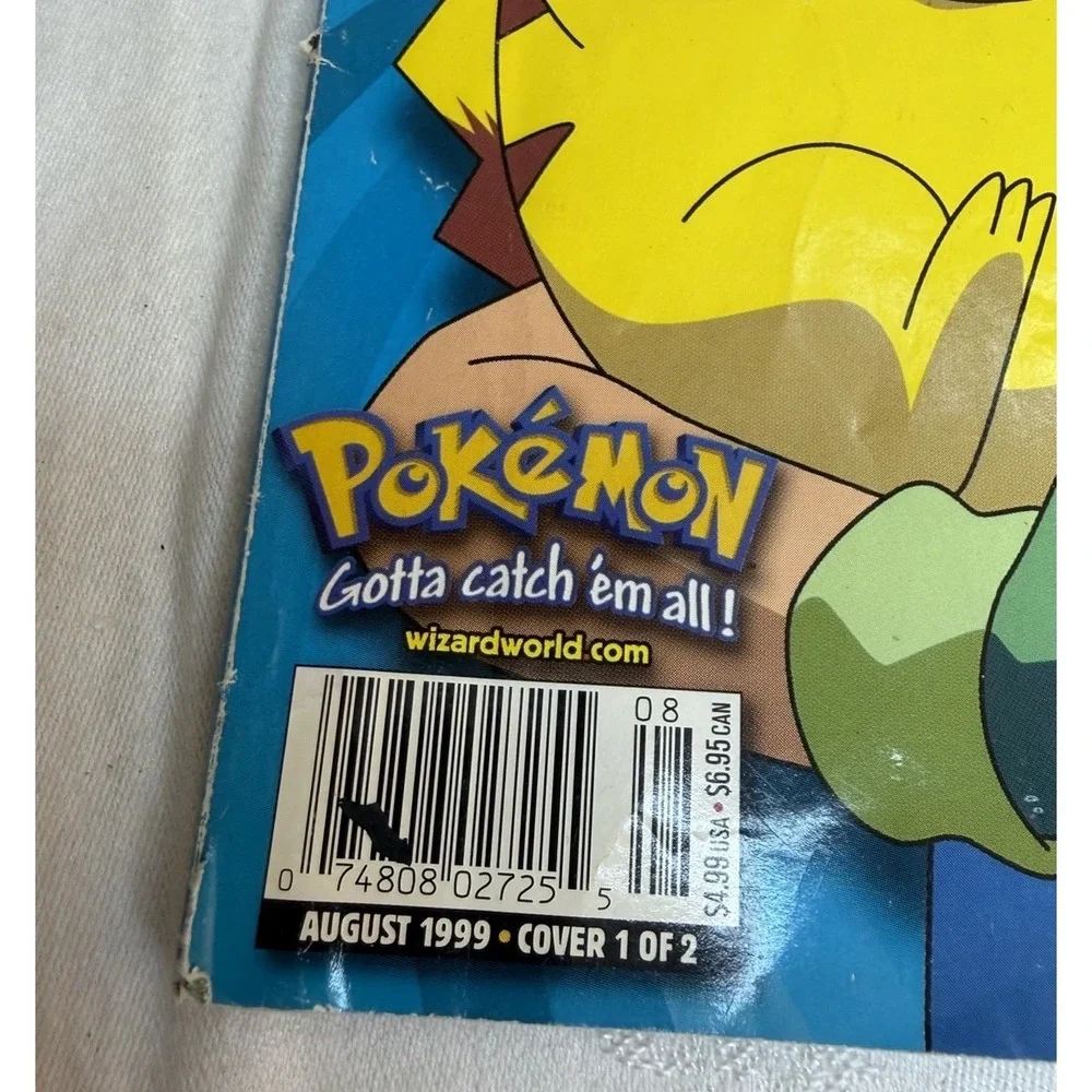 Wizard Magazine August 1999 Pokemon Pikachu Ash Comics Movie Guide